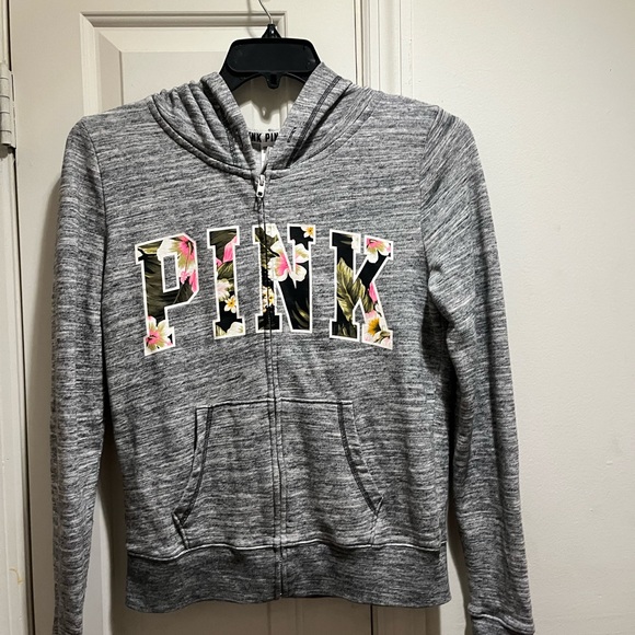 Pink VS sweatshirt with hoodie - Picture 8 of 12